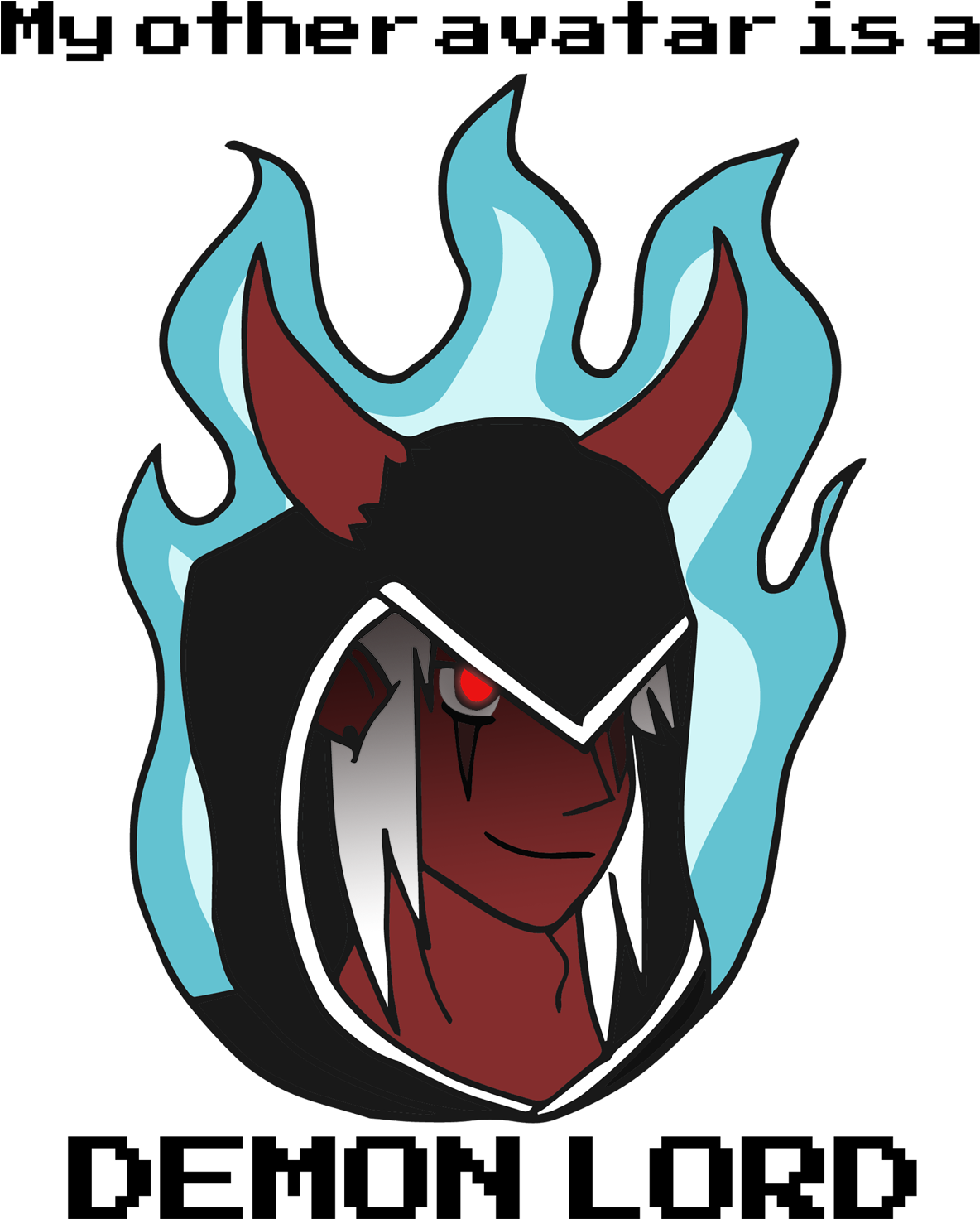 Demon Lord Avatar Graphic PNG