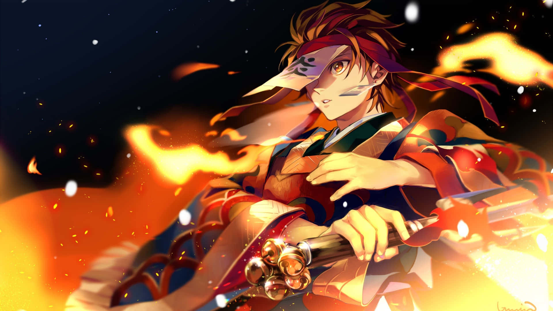 Kimetsuno Yaiba - Demon Slayer - Hintergrundbild