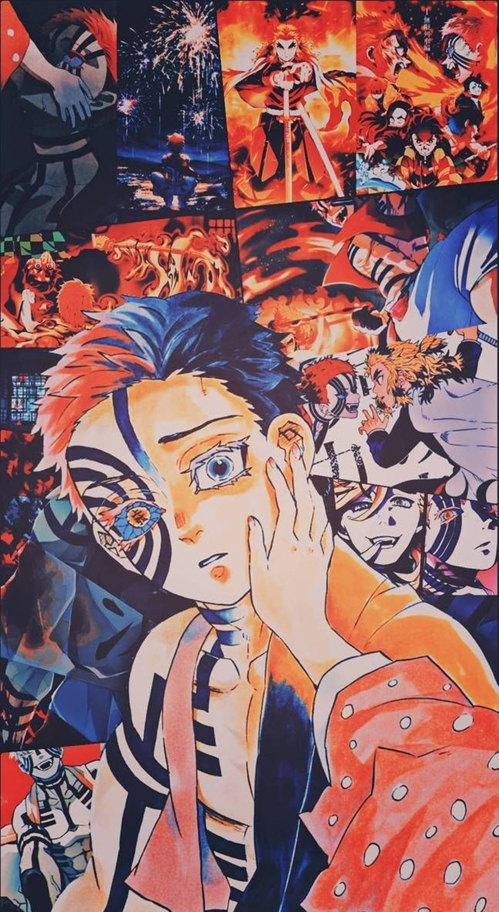 Demon Slayer Akaza And Hakuji Soyama Wallpaper