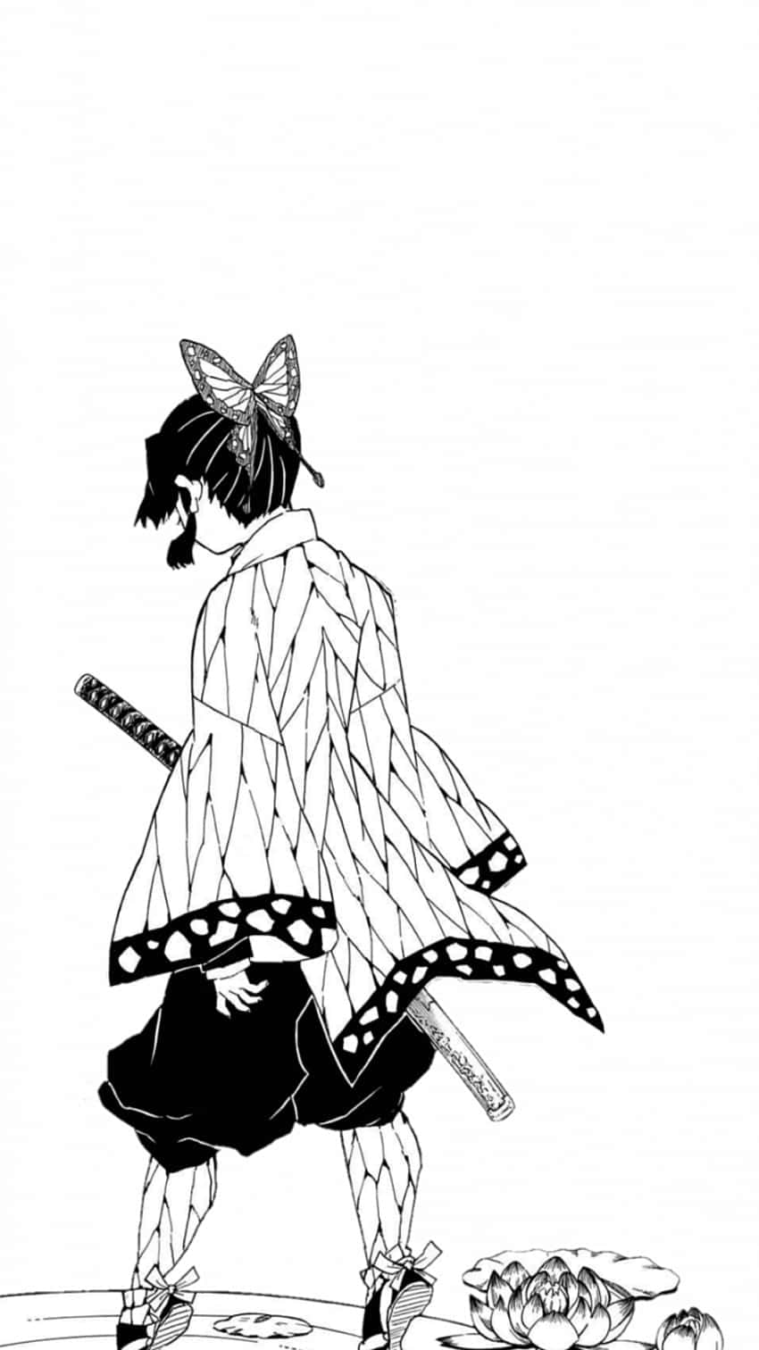 Demon Slayer Butterfly Haori Character Wallpaper