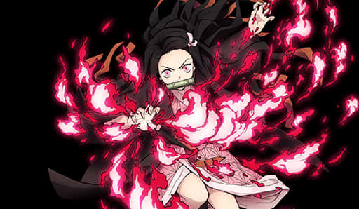 Demon Slayer Flame Wielding Demon PNG