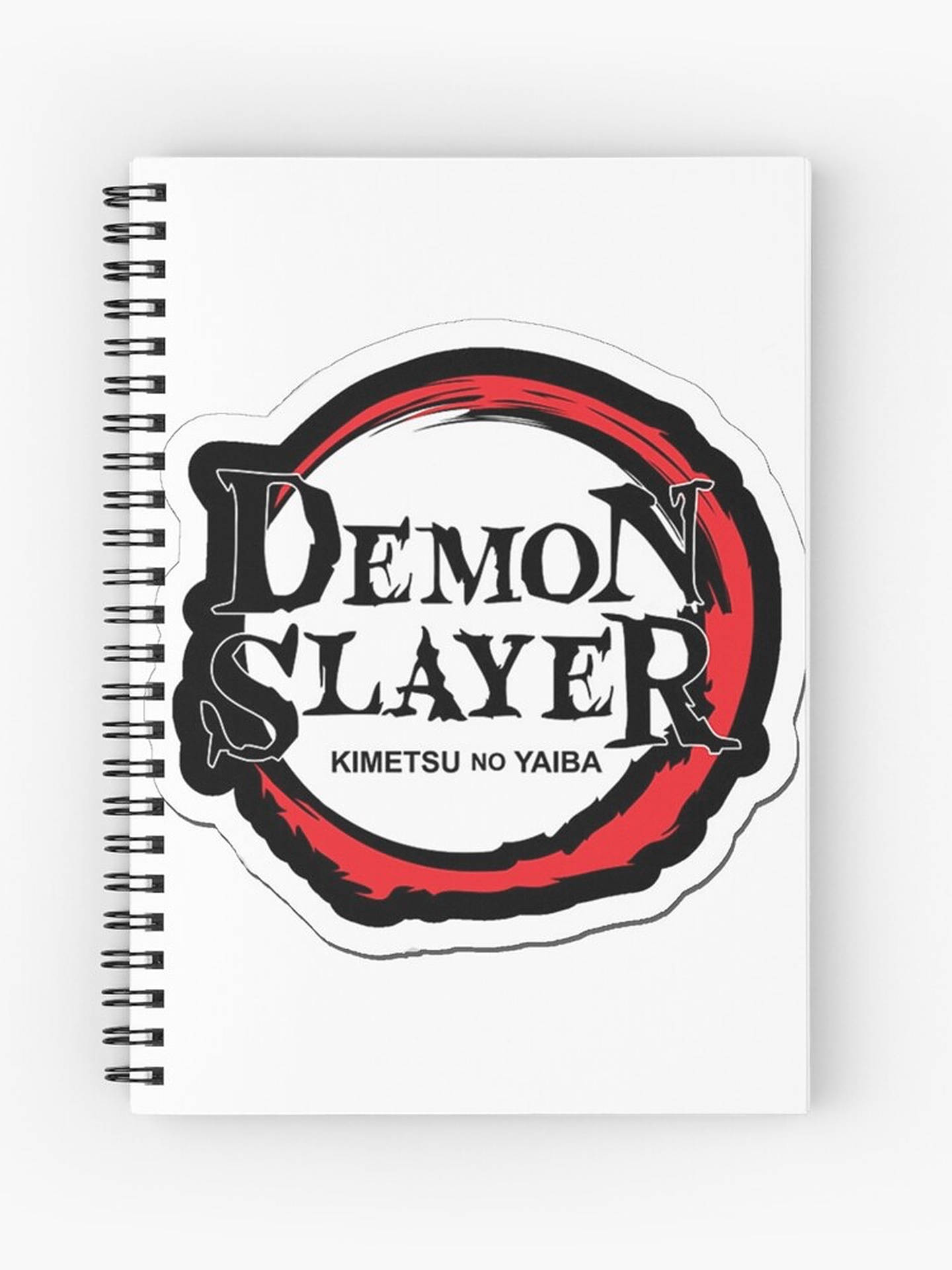 Demon Slayer Logo Notebook Wallpaper