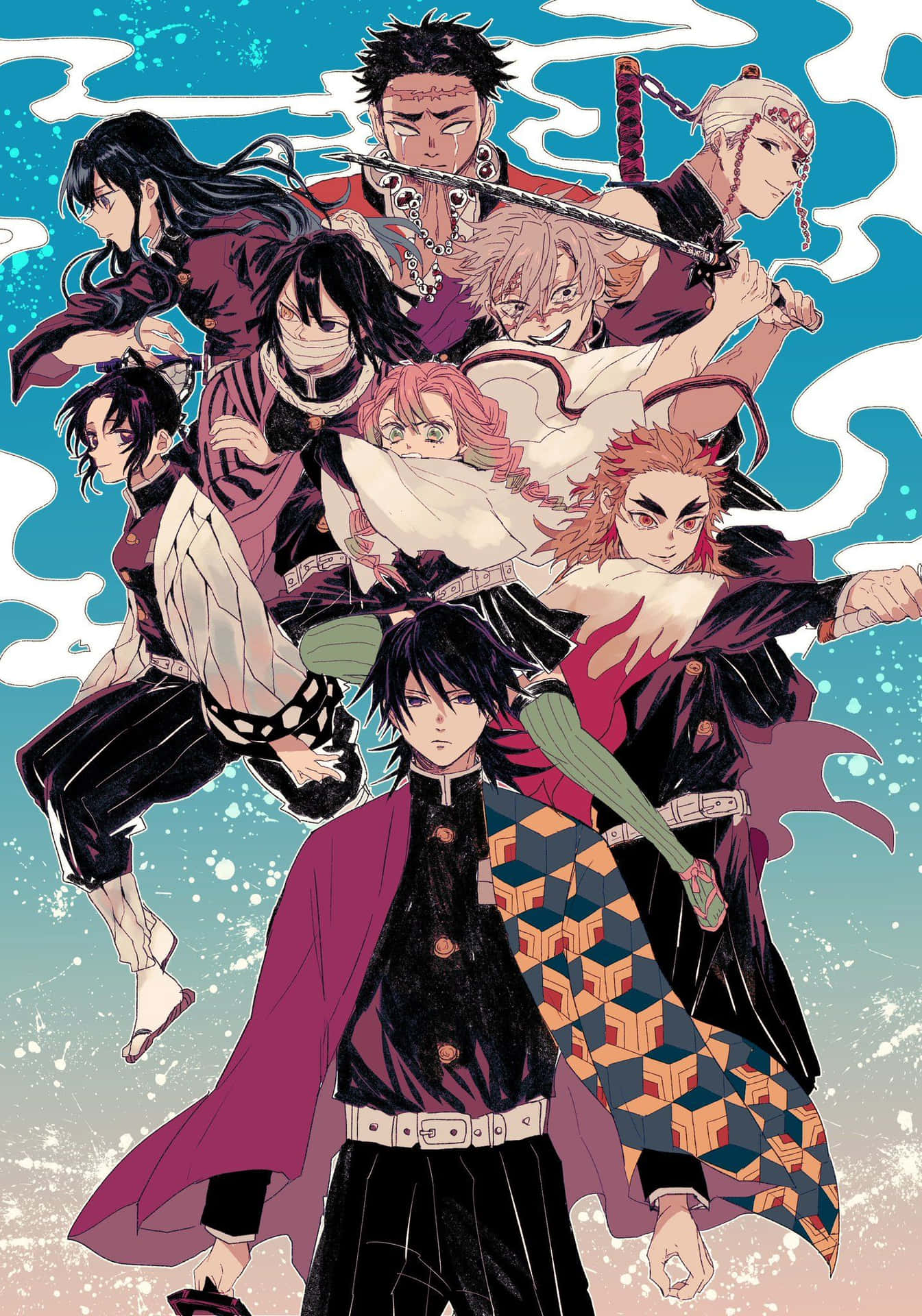 Cooledemon Slayer Manga Theme Wallpaper