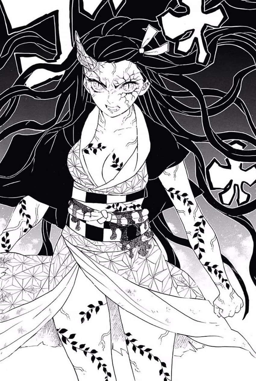Demon Slayer Manga Character Demon Form Wallpaper