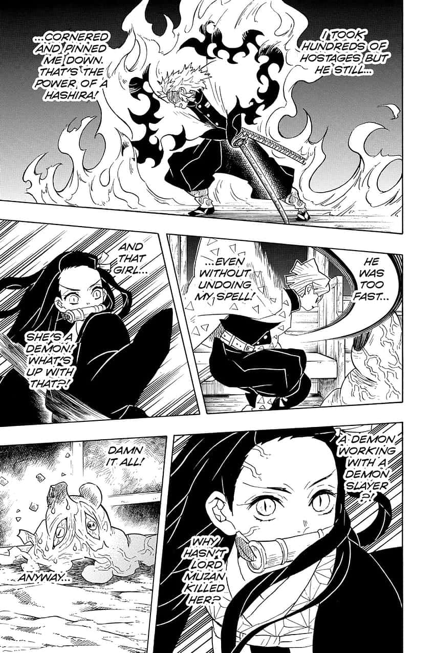 Demon Slayer Manga Hashira En Action Fond d'écran