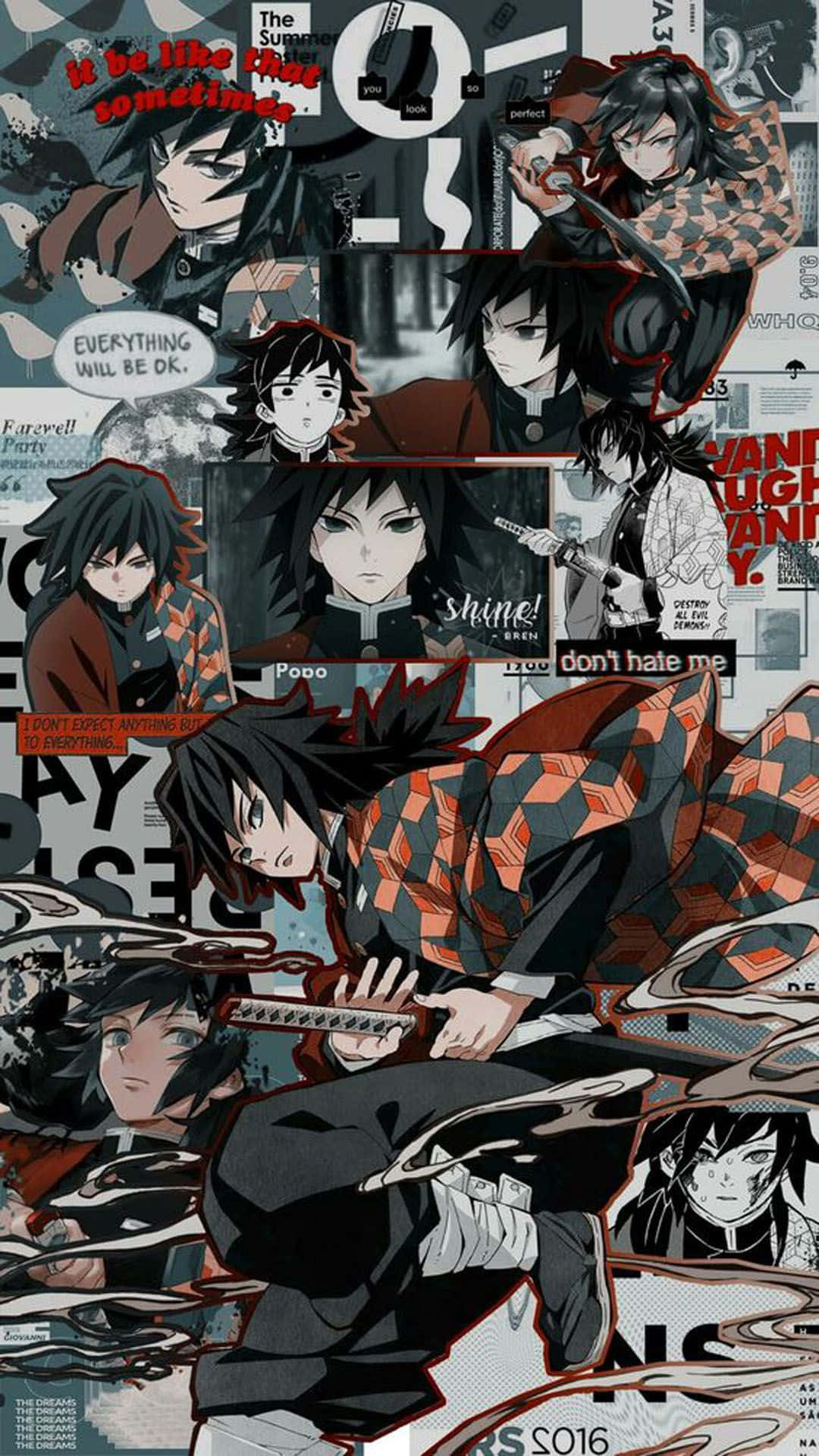 Tanjiro kæmper mod et dæmon i Demon Slayer Manga Wallpaper Wallpaper