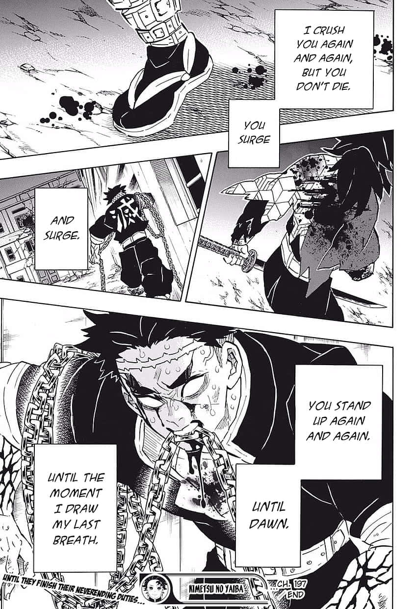 Demon Slayer Manga Resilience Wallpaper