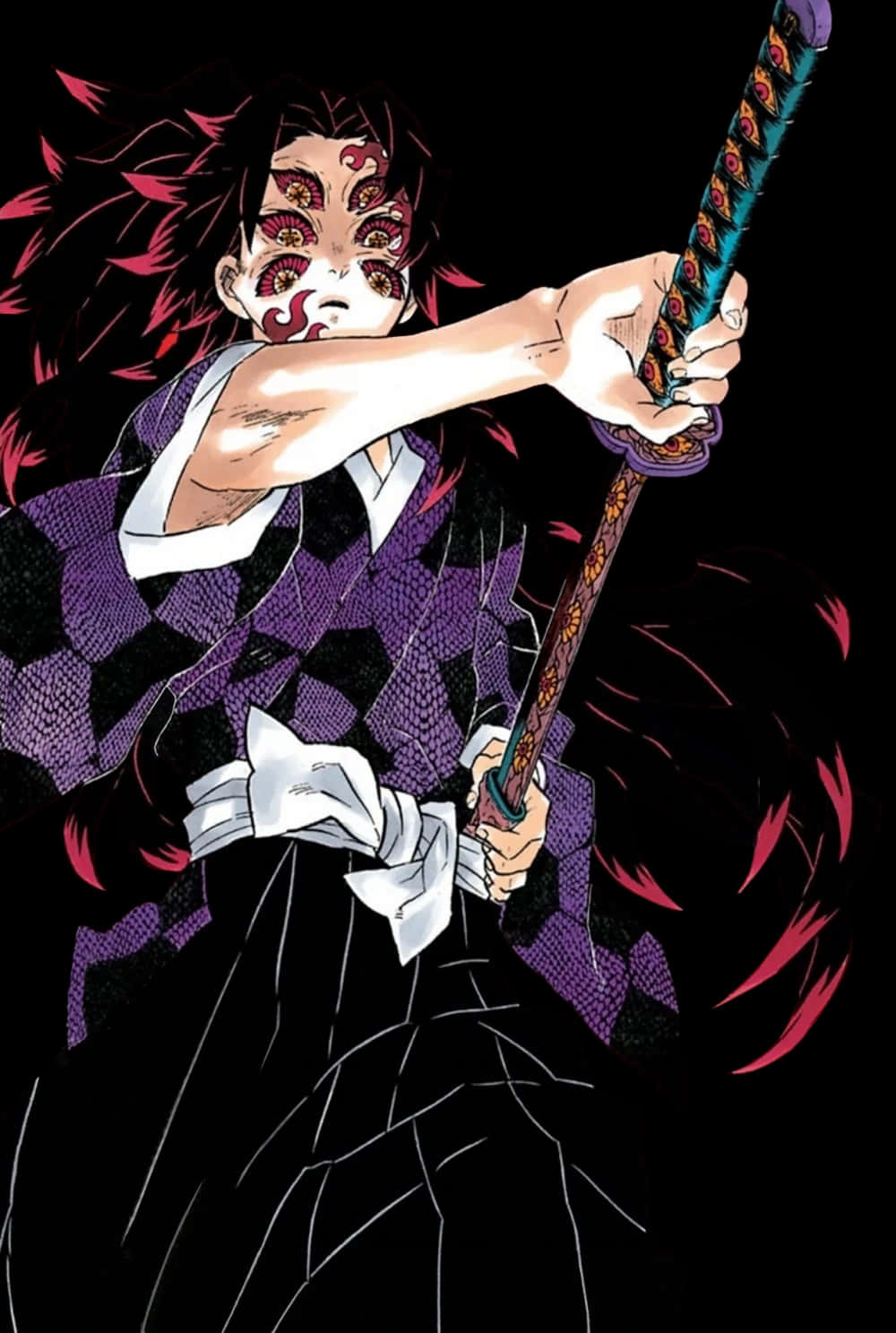 Download Demon Slayer Michikatsu Tsugikuni Action Pose Wallpaper ...