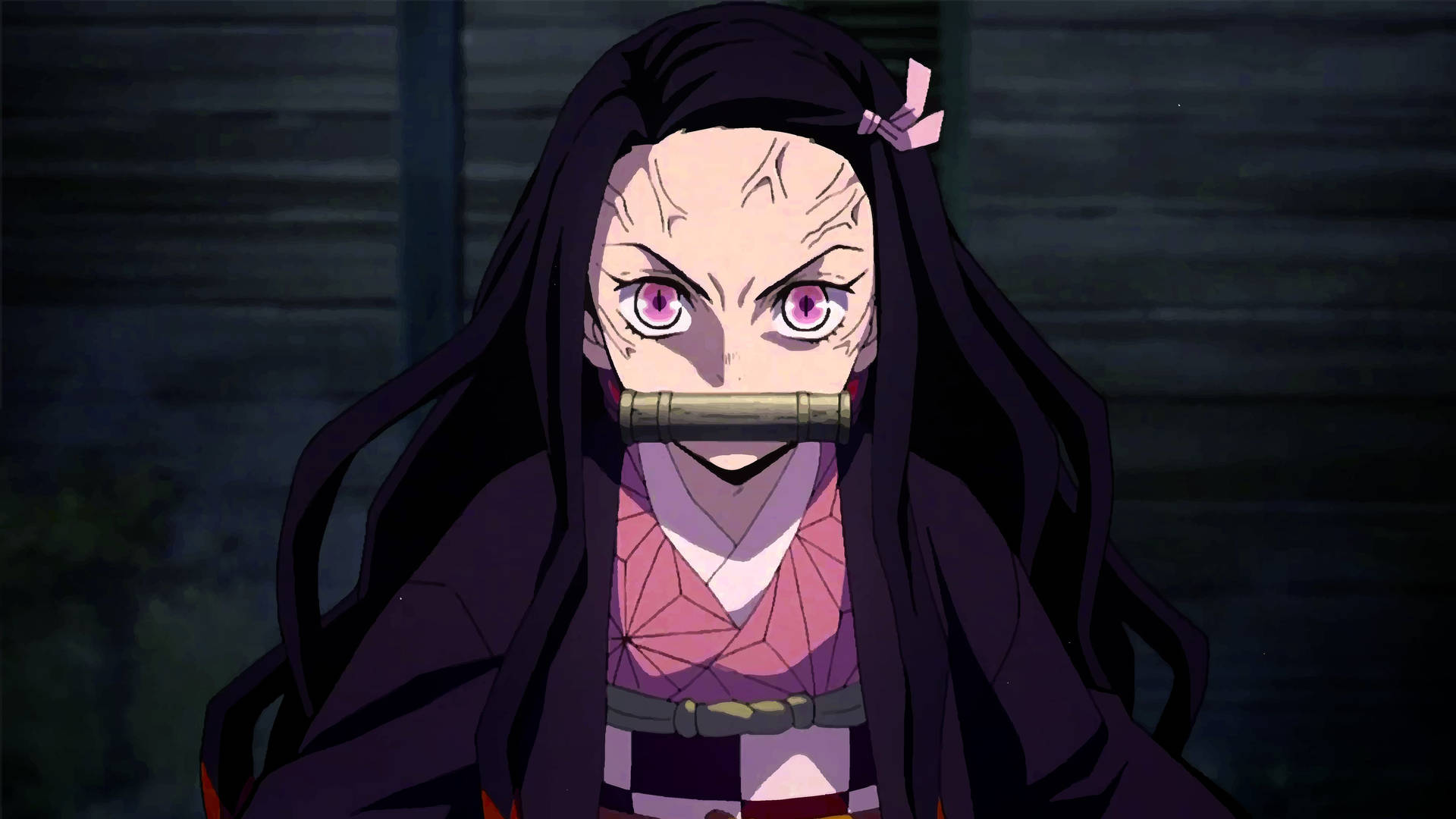 Demon slayer Nezuko Cute Appearance Wallpaper