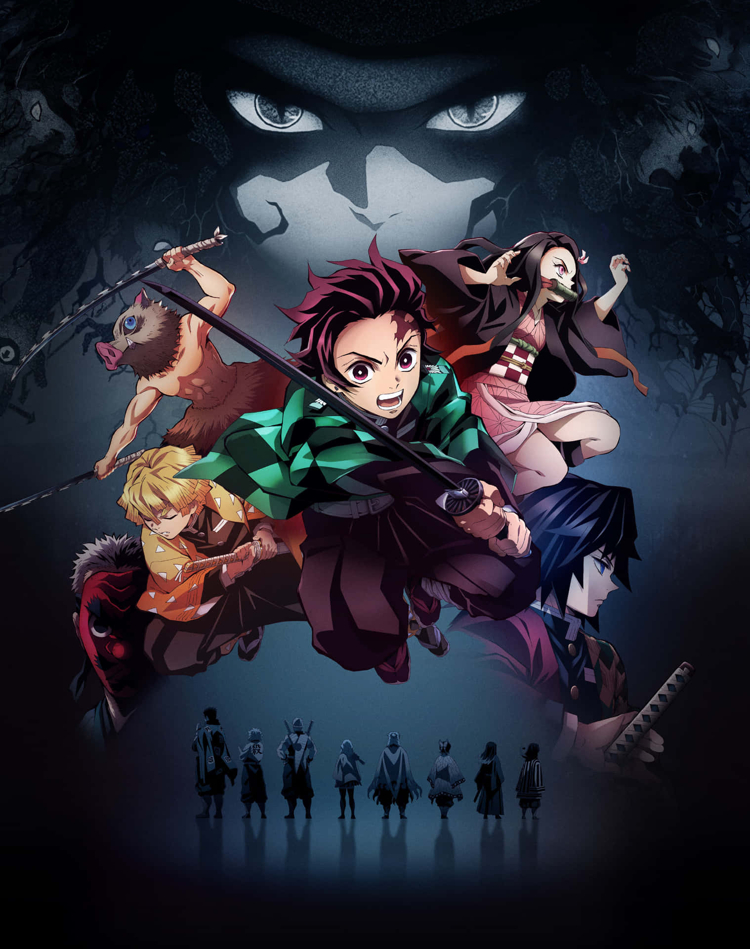 Posteren for anime-serien er fyldt med farver.
