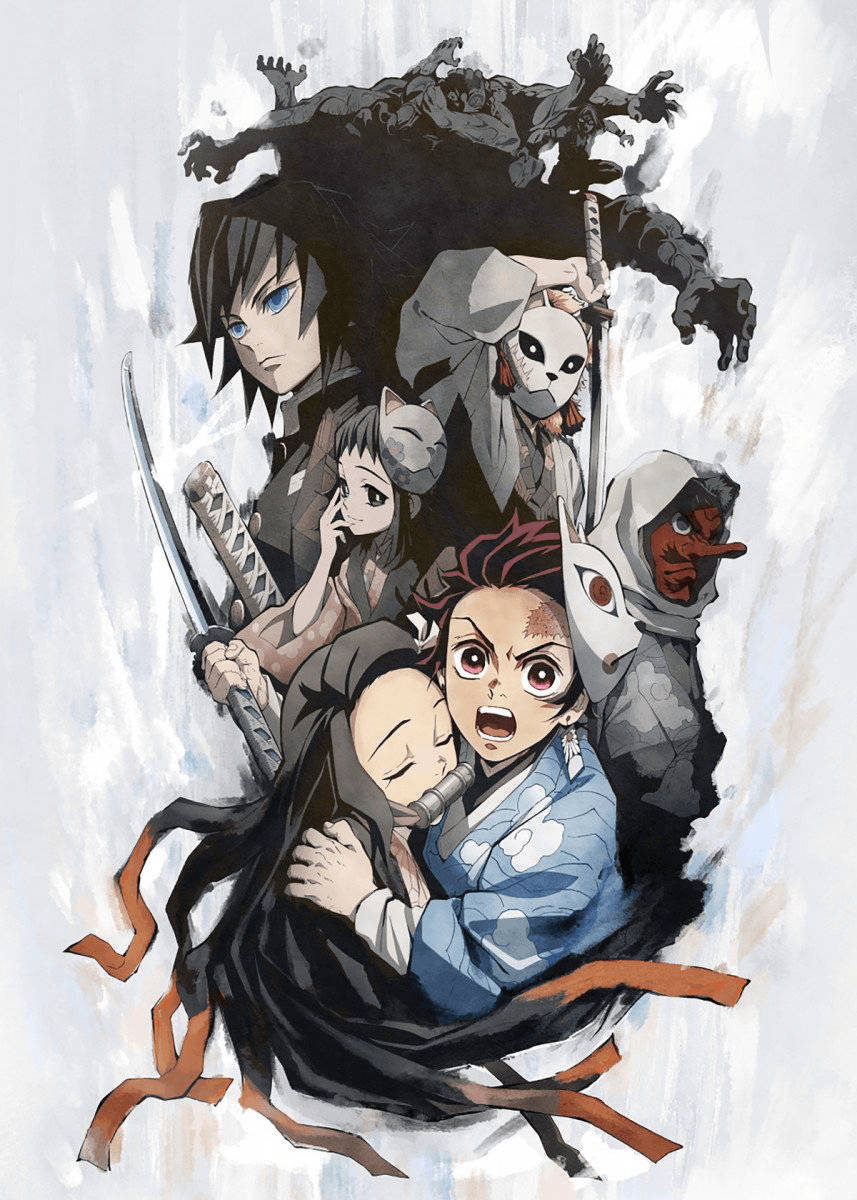 Demon Slayer Tanjiro Characters Wallpaper