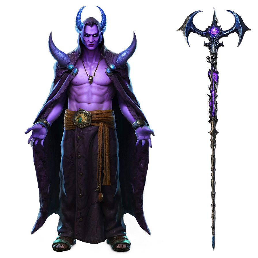 Demon Sorcerer Png 05062024 PNG