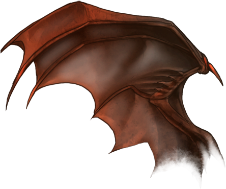 Demon Wing Illustration PNG