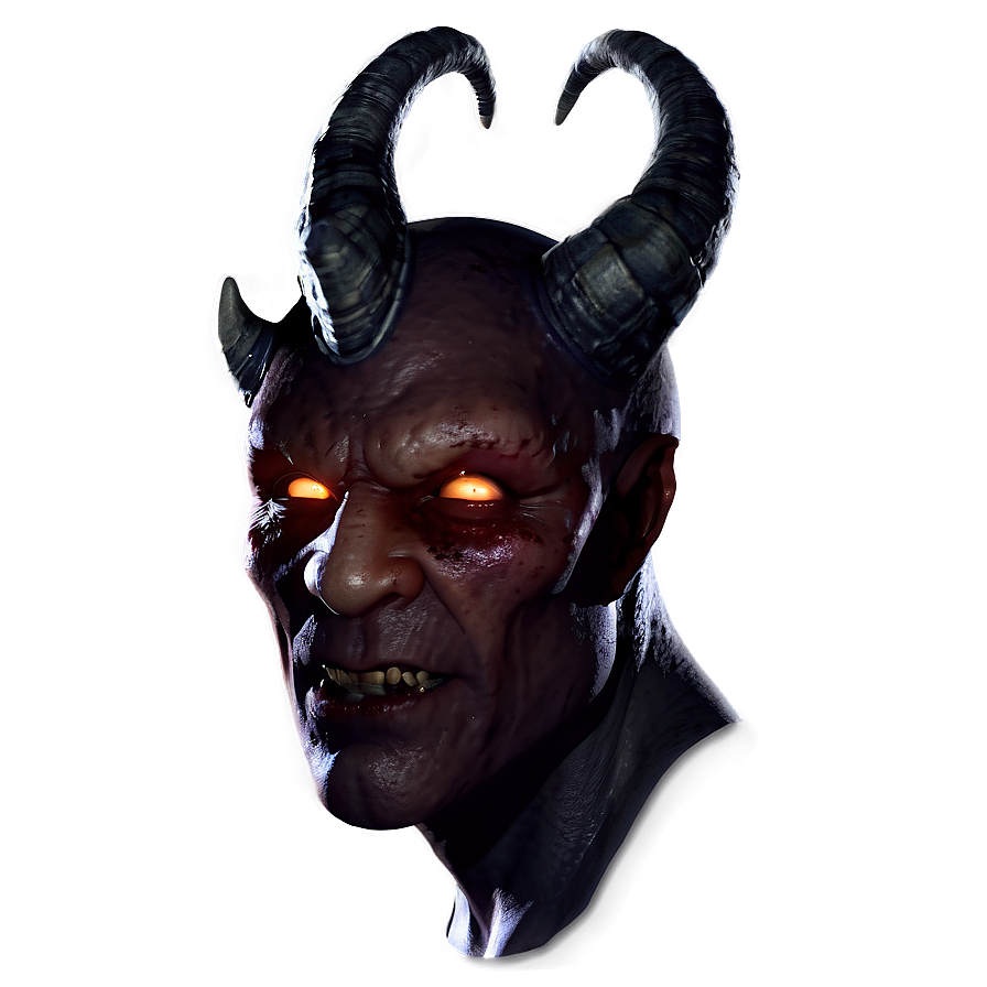 Download Demon With Horns Png Jjt | Wallpapers.com