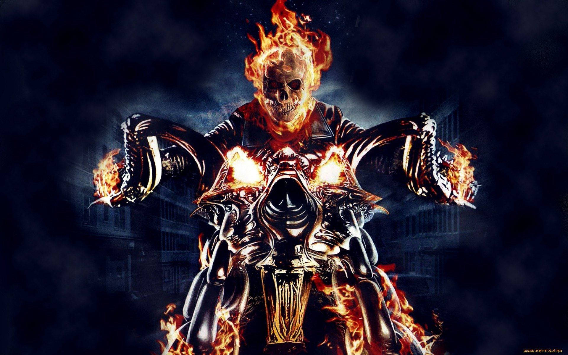 Demonic Ghost Rider HD Wallpaper