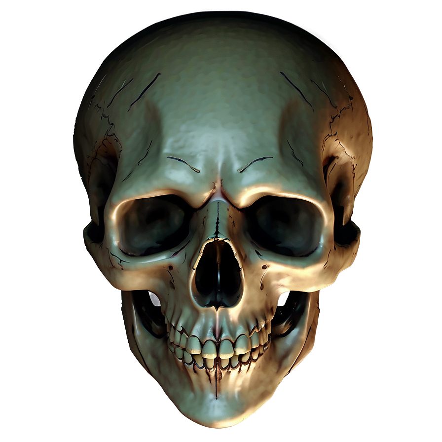 Demonic Skull Scene Png B PNG