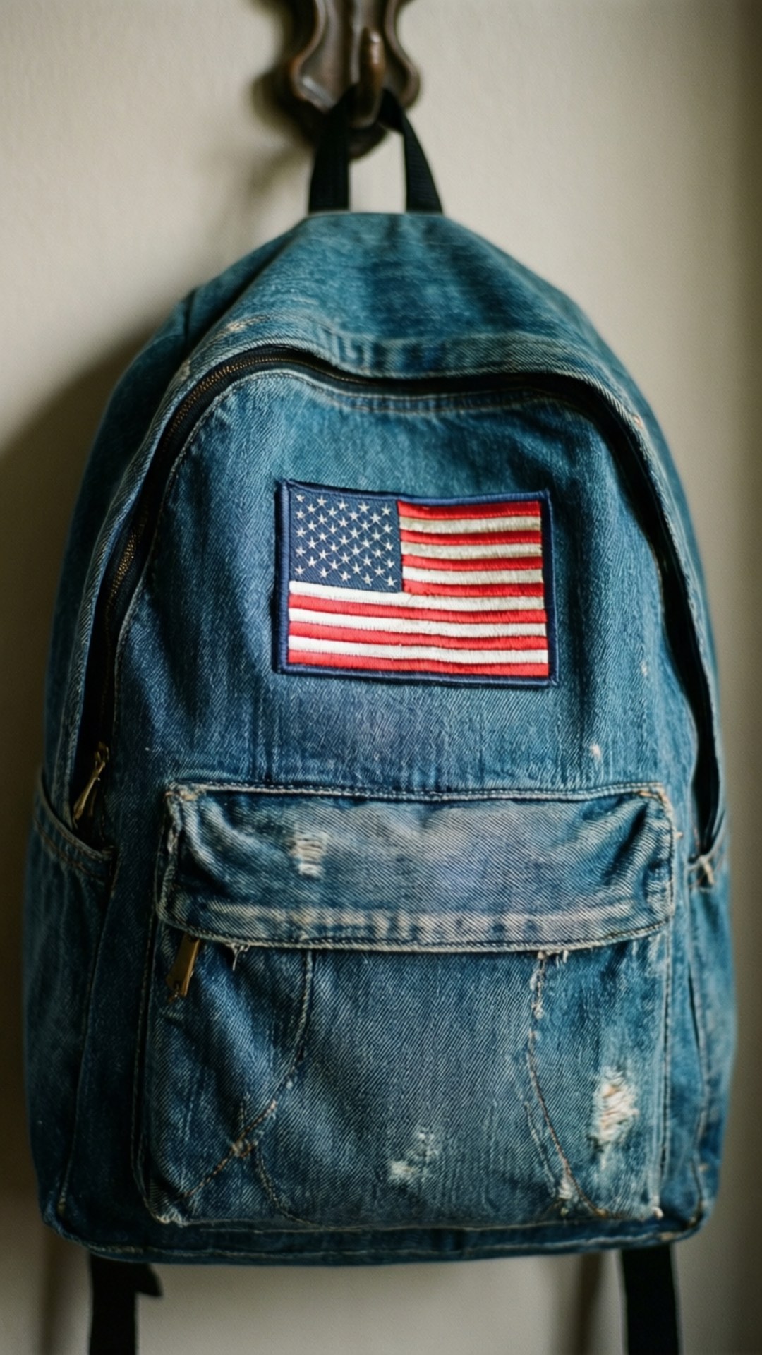 Denim Rucksack Aufnäher Wallpaper