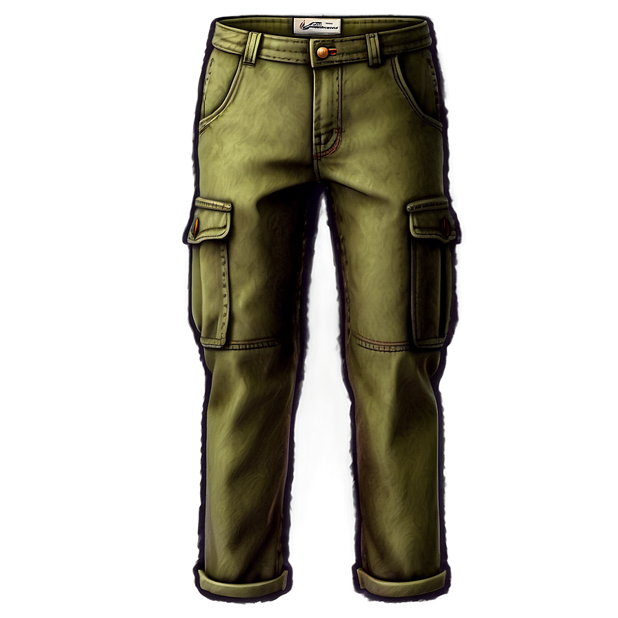 Denim Cargo Pants Png Rpy PNG