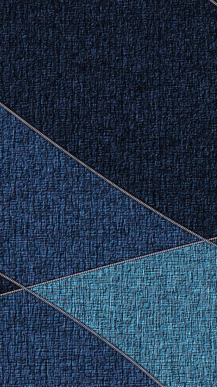 Denim Royal Blue Textile Pattern Wallpaper
