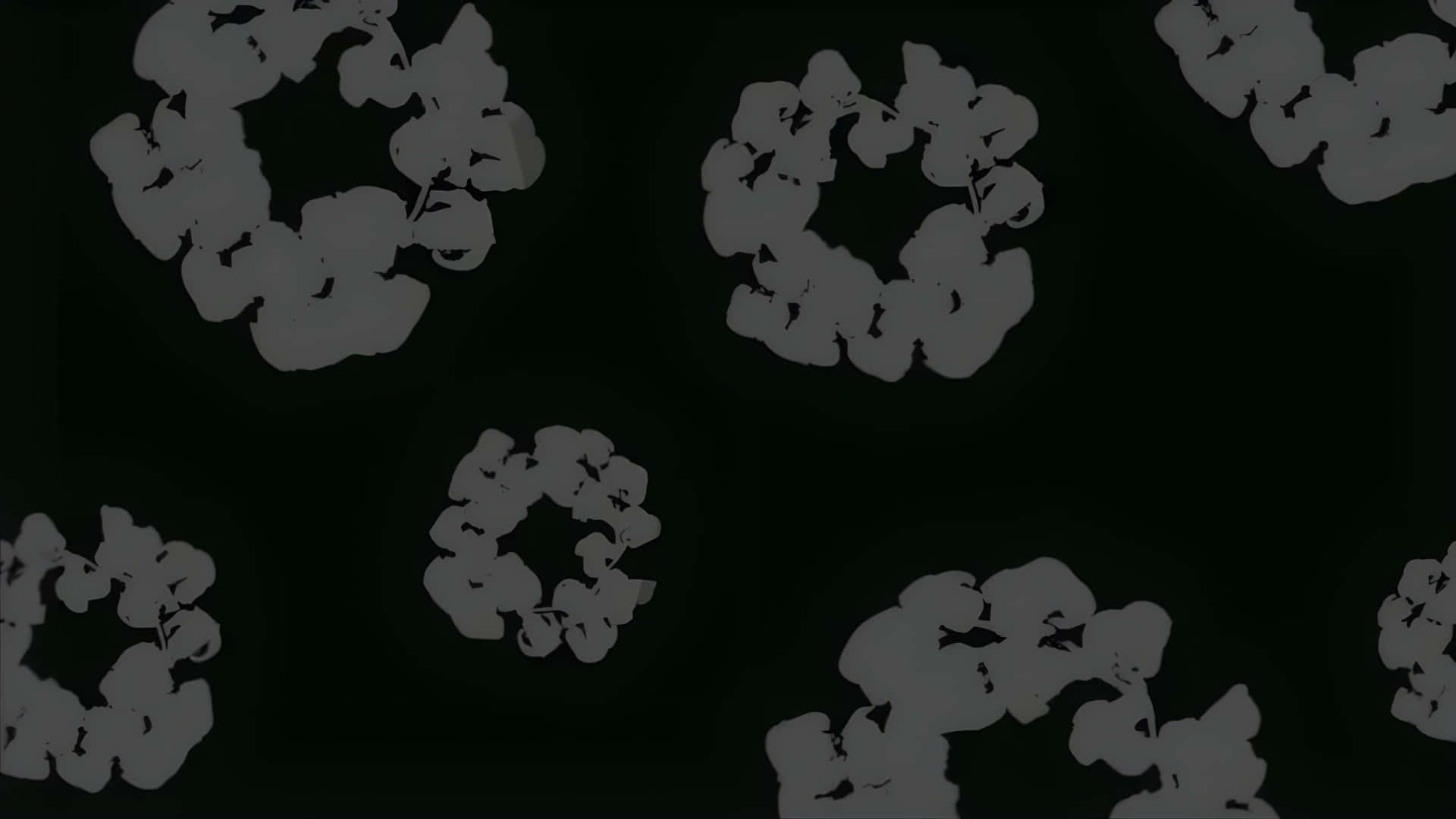 Patrón Floral De Denim Tears Fondo de pantalla