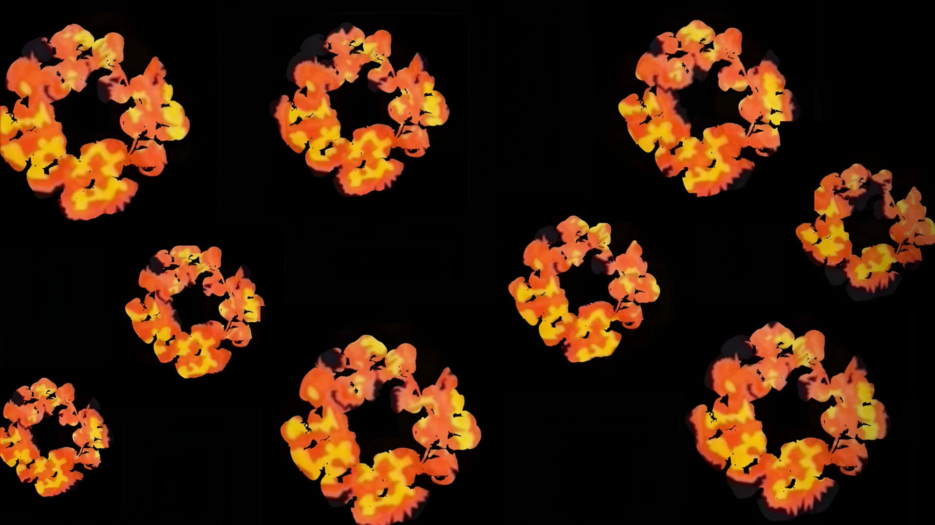 Patrón Floral De Denim Tears Fondo de pantalla