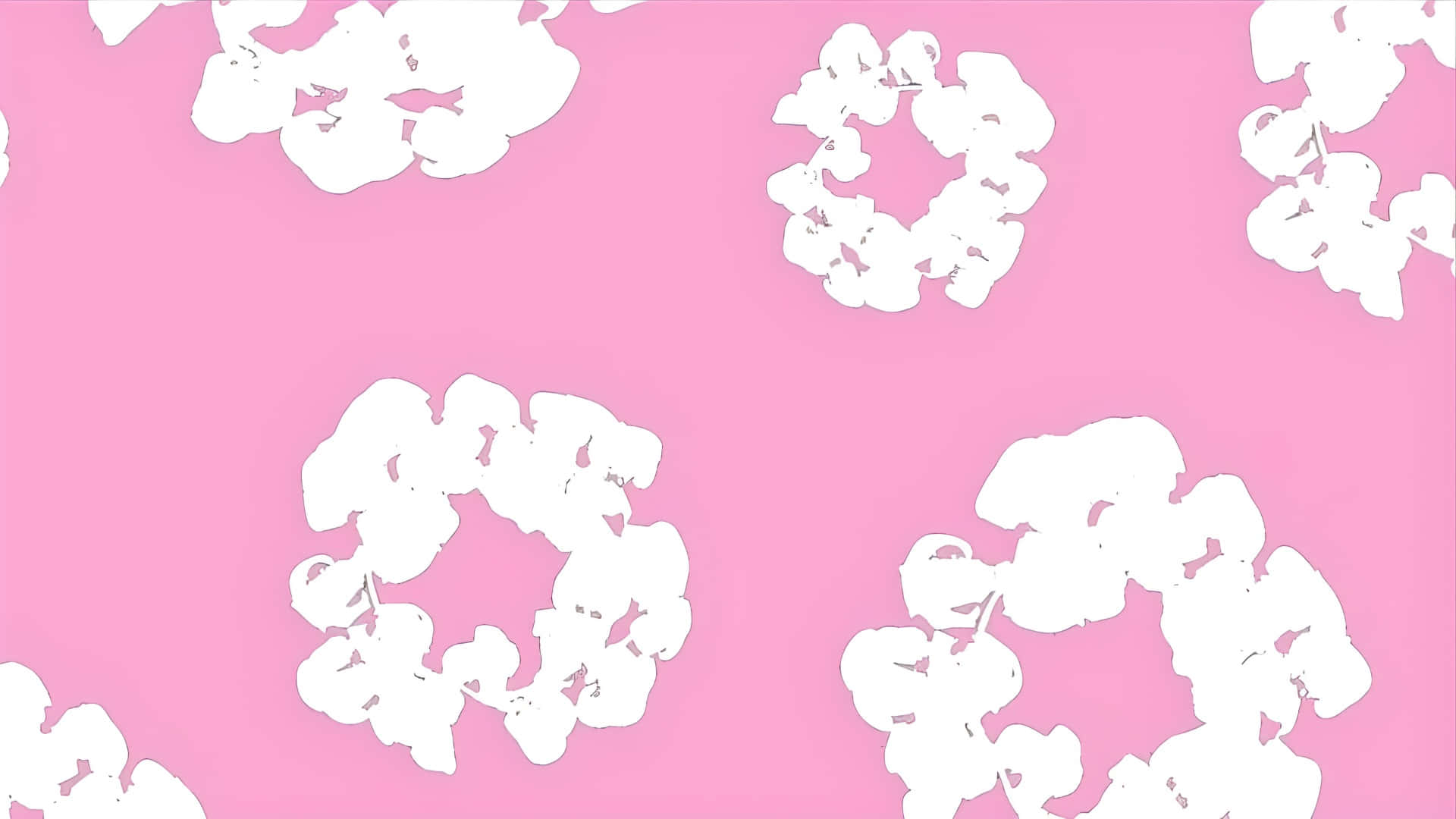 Patrón Floral De Denim Tears Fondo de pantalla