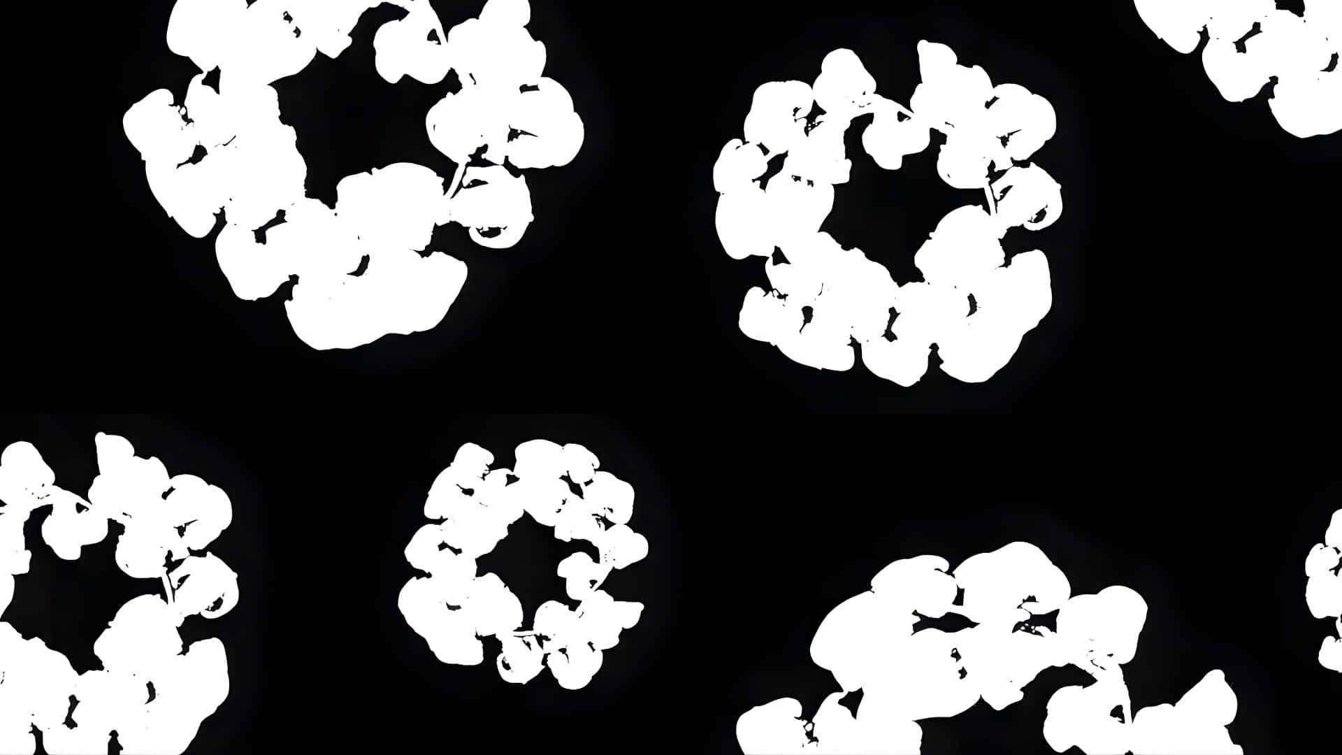 Patrón Floral De Denim Tears Fondo de pantalla