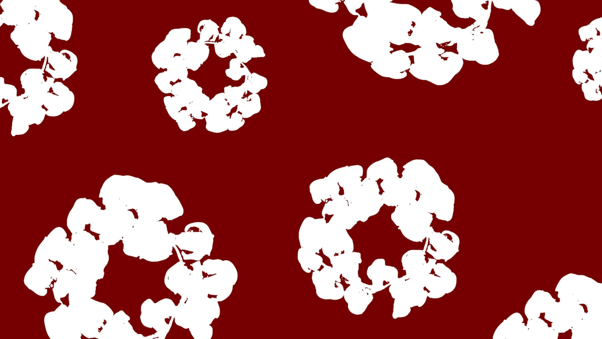 Patrón Floral De Denim Tears Fondo de pantalla