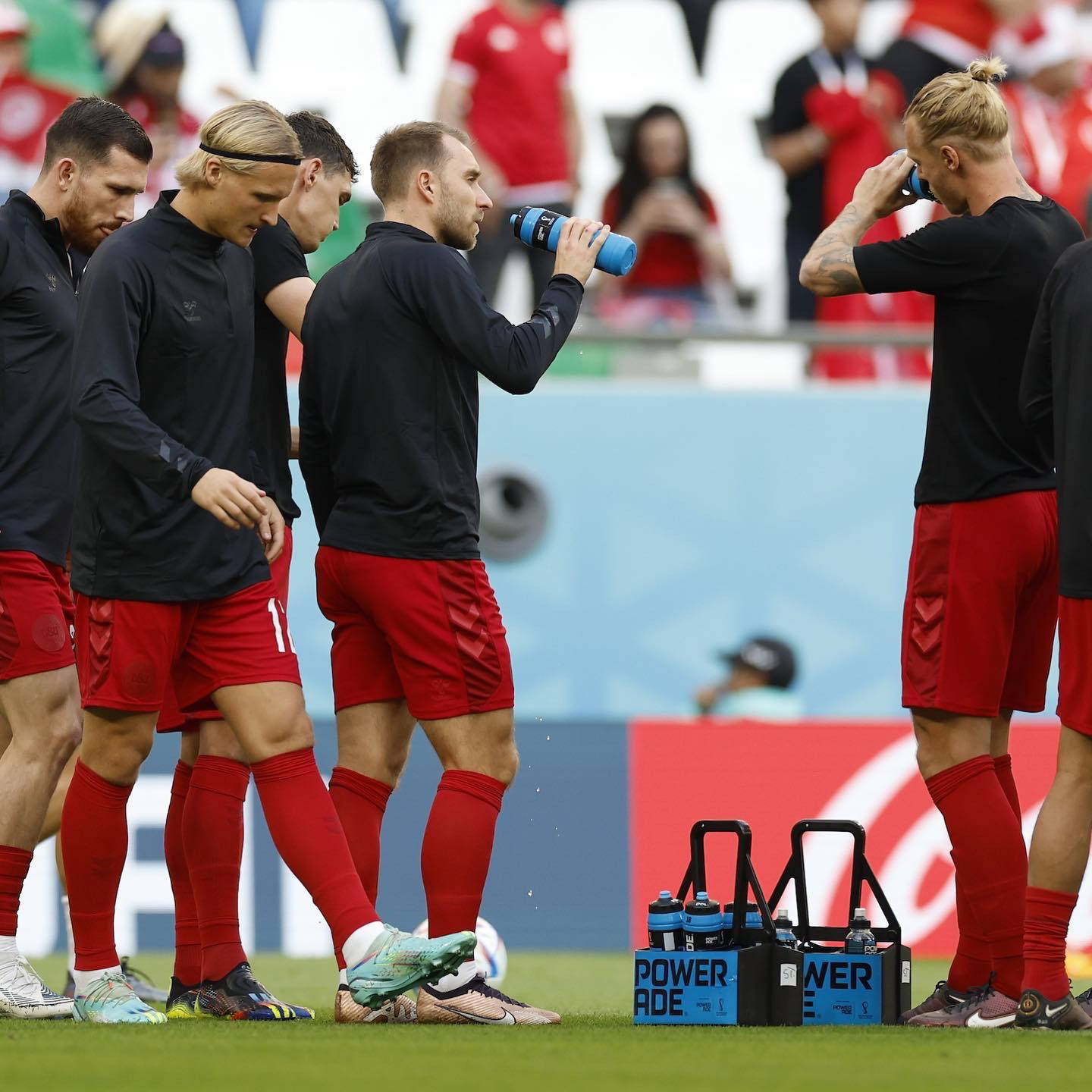 Denmark National Football Team Water Break