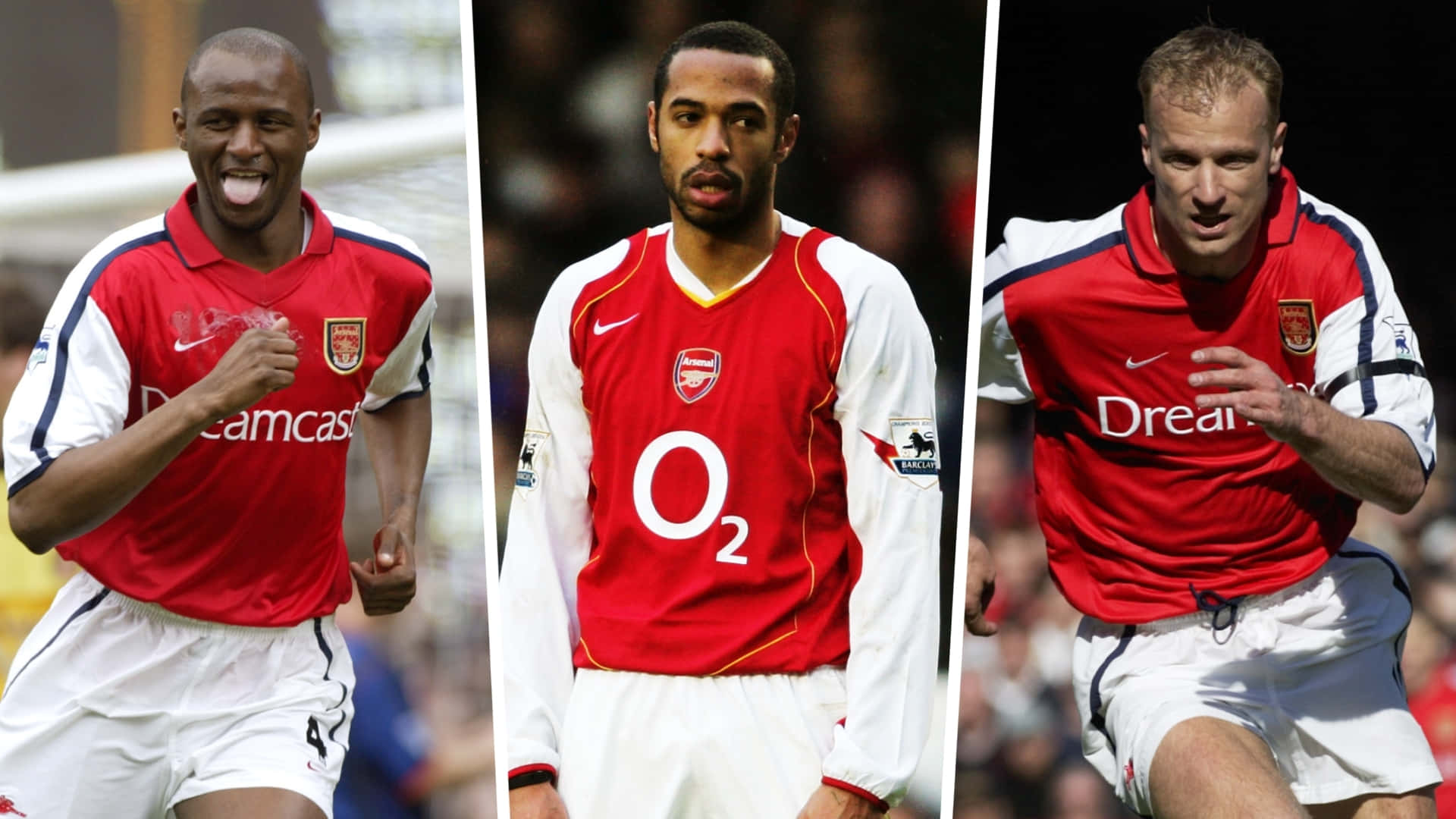 Download Dennis Bergkamp Thierry Henry And Patrick Vieria Wallpaper |  
