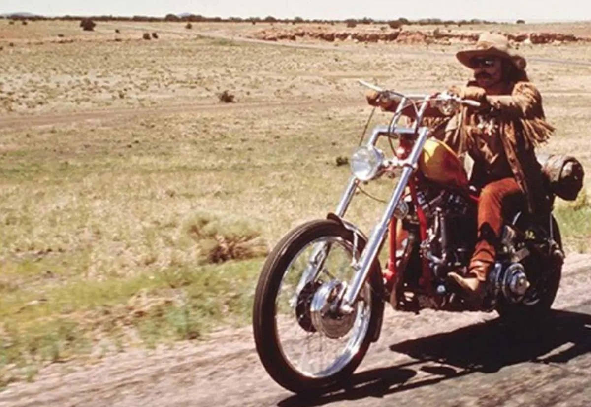 Dennis Hopper Easy Rider Movie Scene Wallpaper