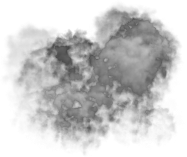 Dense Gray Smoke Texture PNG