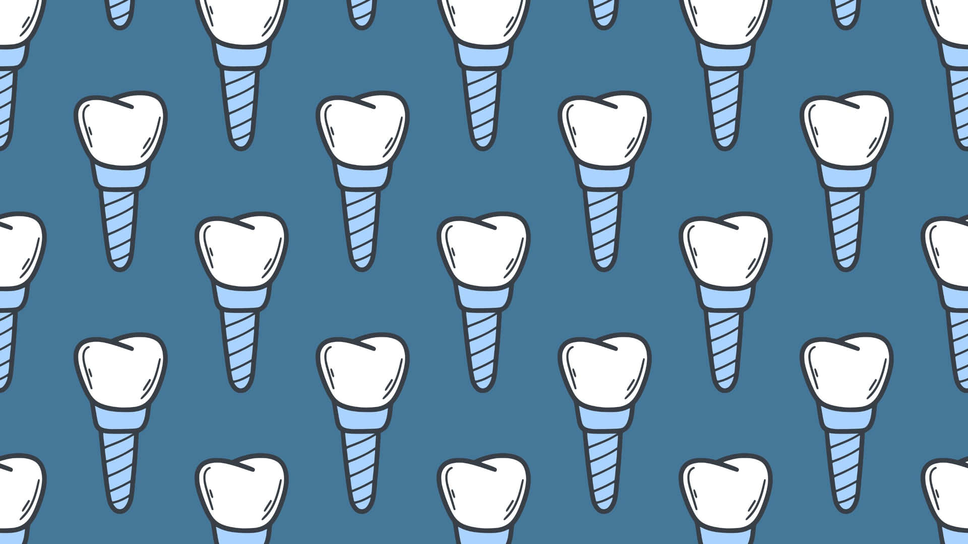 Dental_ Implants_ Pattern_ Background Wallpaper