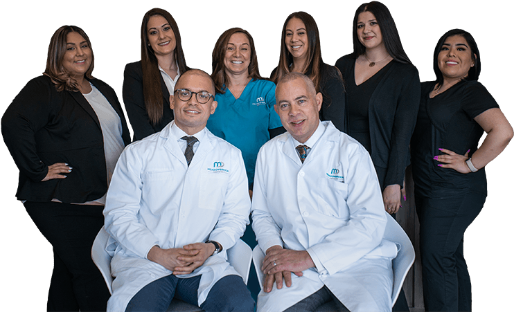 Dental Team Professional Group Portrait PNG