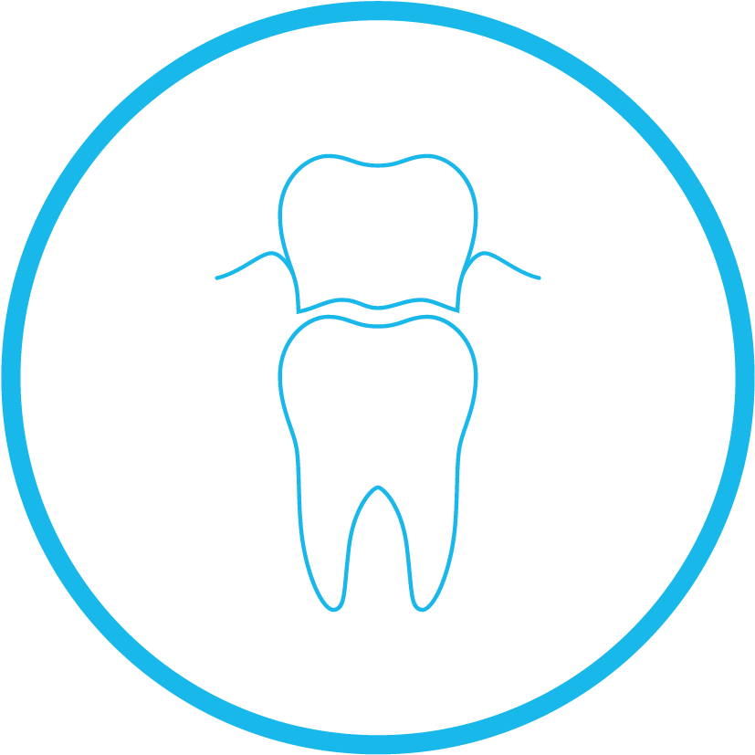 Dental_ Icon_ Blue_ Background PNG