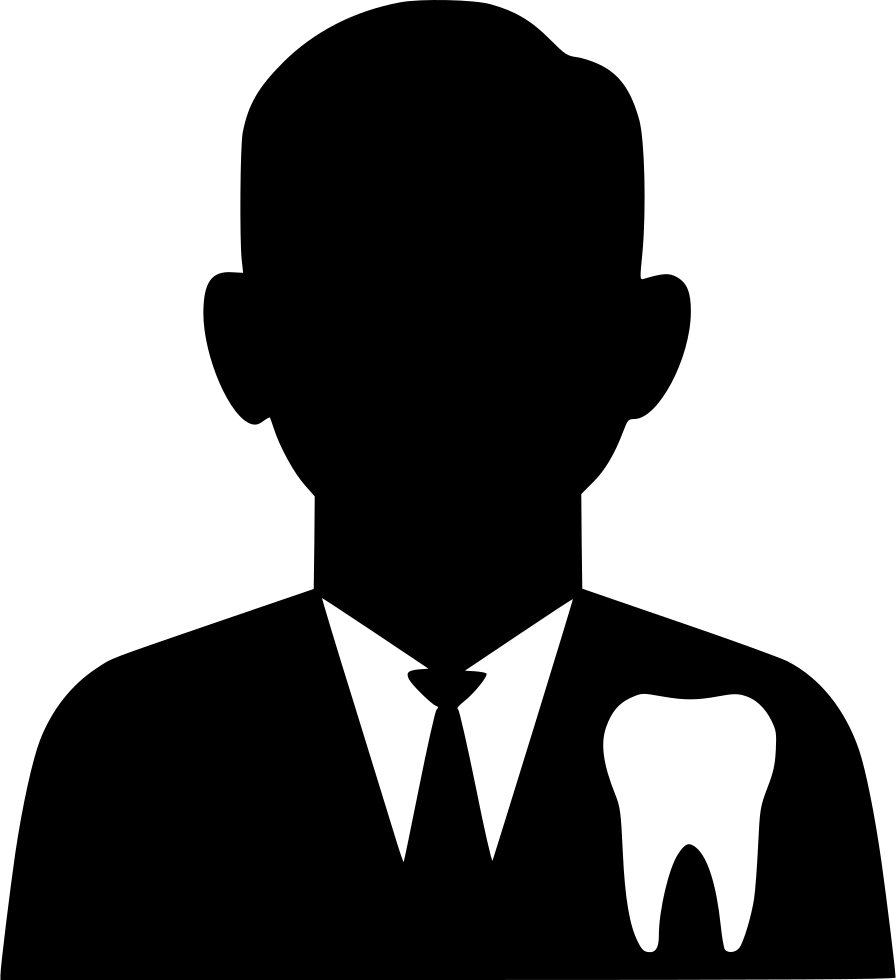 Dentist Iconwith Tooth Silhouette PNG