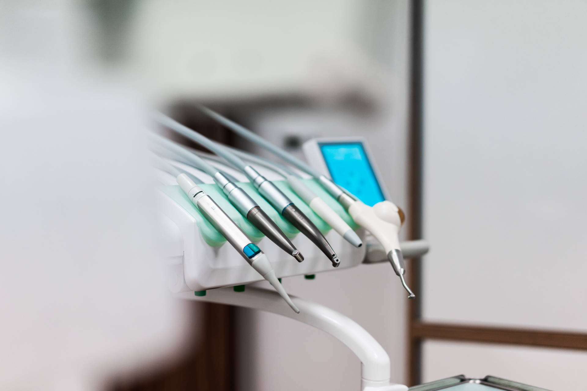 Dentistry Tools On Tool Tray Wallpaper