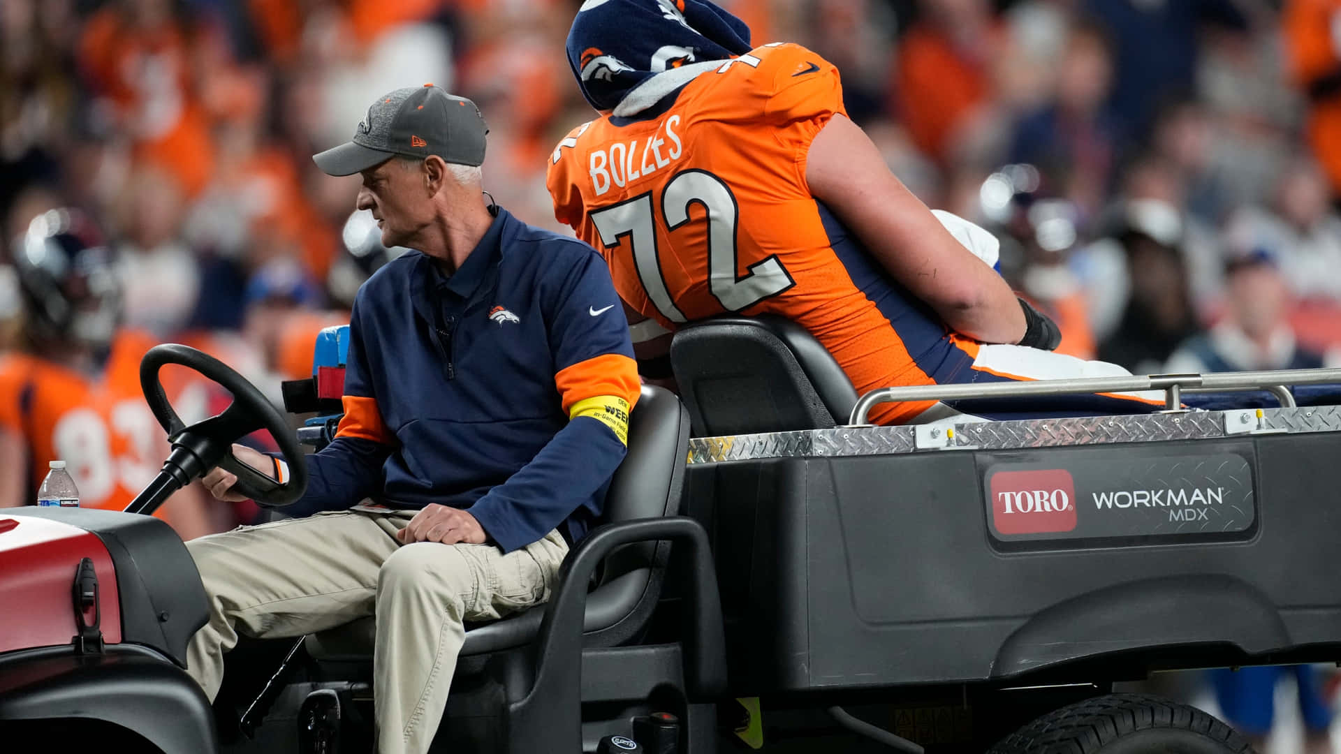 Denver Broncos Garett Bolles Injured Wallpaper