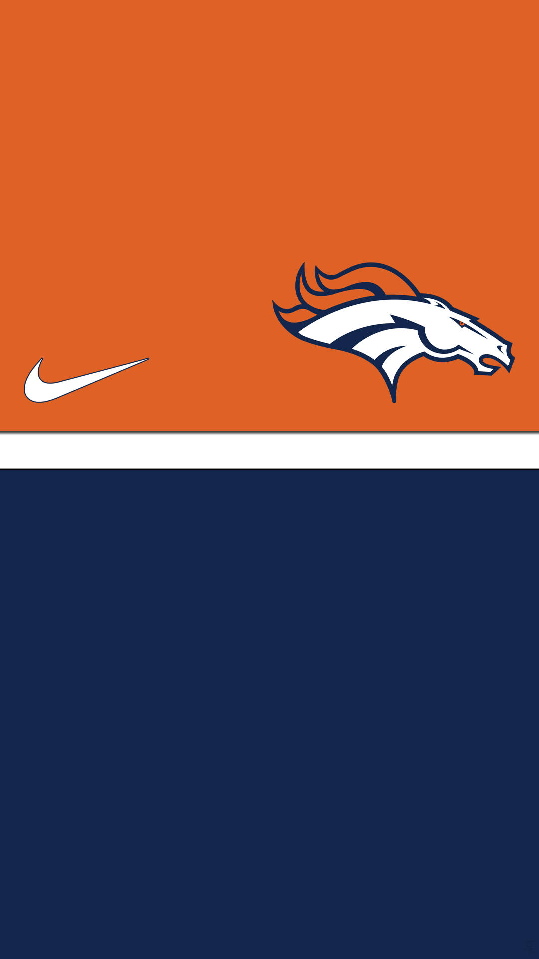Denver Broncos 1080 X 1920 Wallpaper