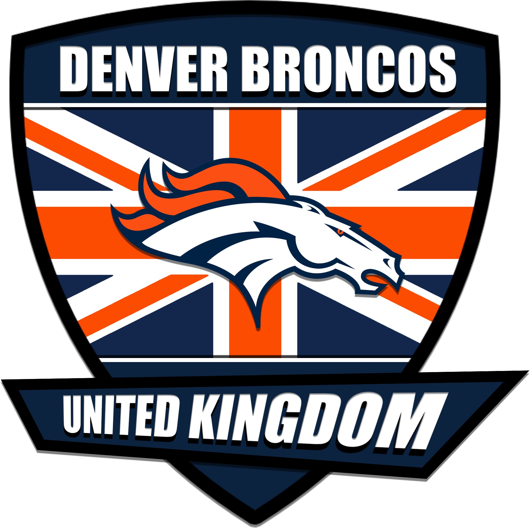 Denver Broncos U K Shield Logo PNG