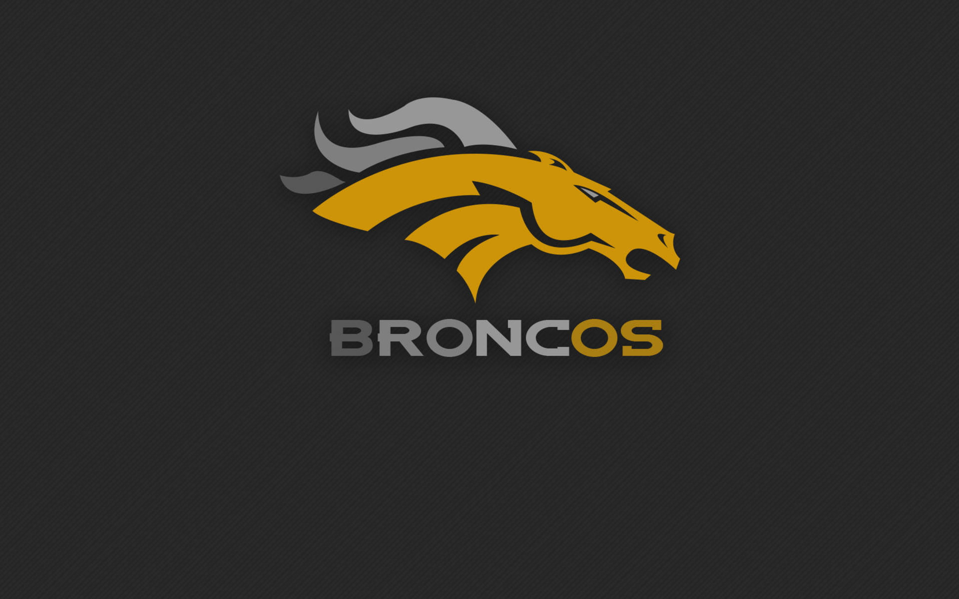 Denver Broncos Yellow Logo Wallpaper