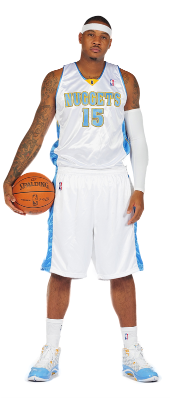 Denver Nuggets Basketball Player Pose PNG