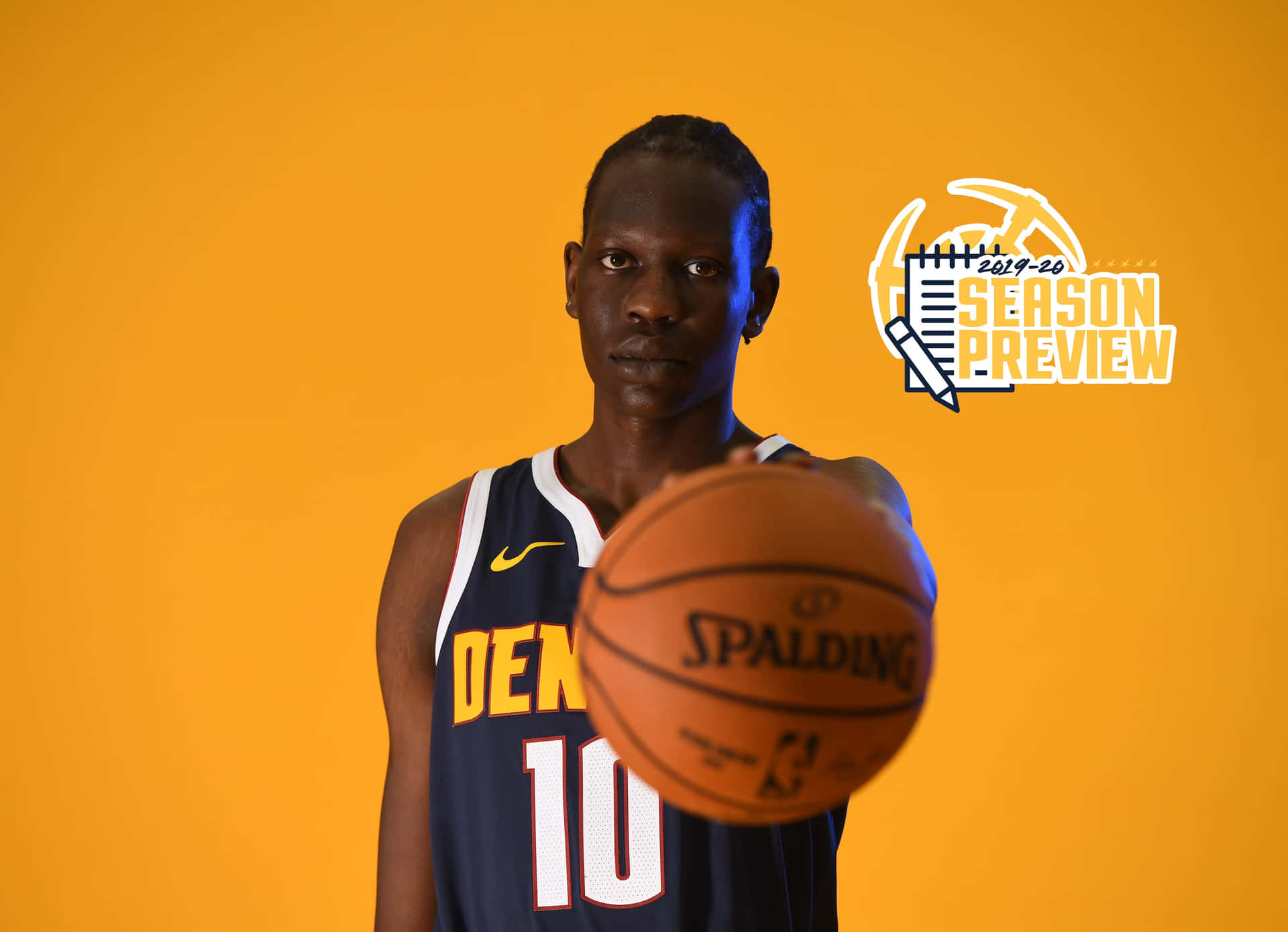 Denver Nuggets Player Bol Bol Season Preview Wallpaper