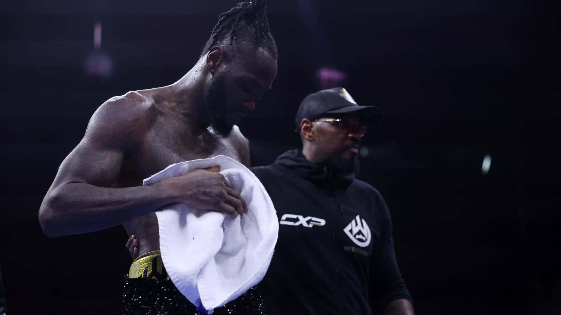 Deontay Wilder Post Fight Recovery Wallpaper