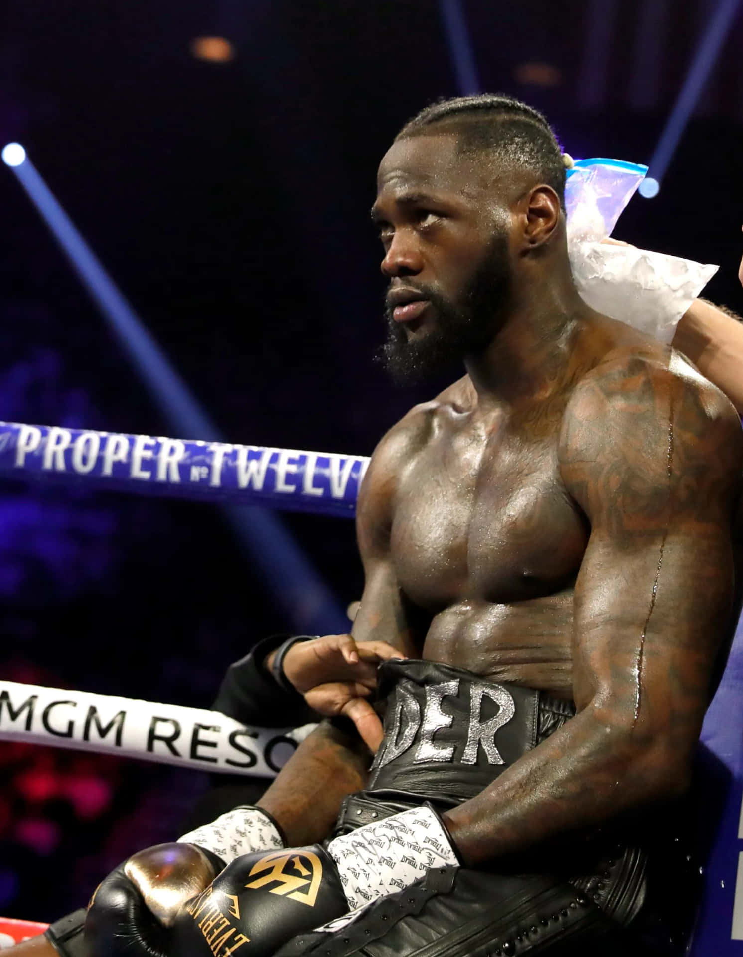 Deontay Wilder Ringside Recovery Wallpaper