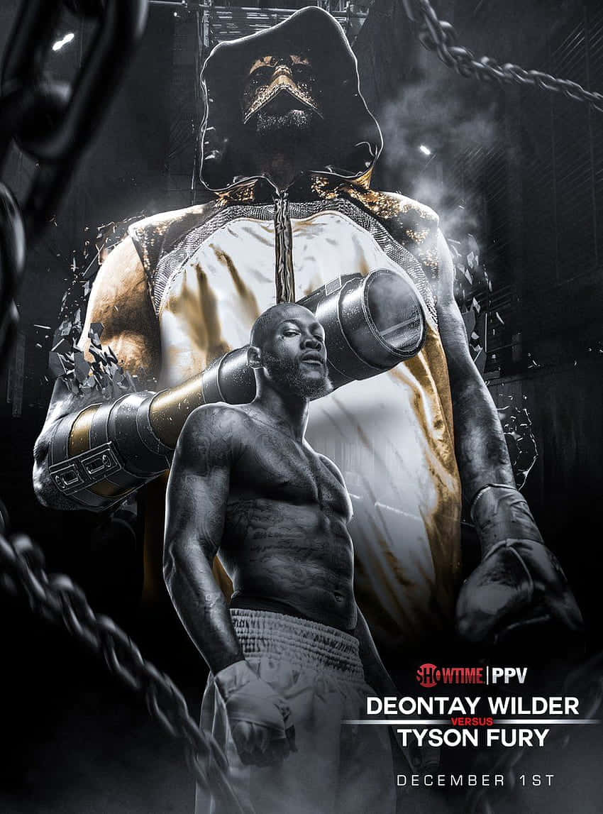 Deontay Wilder Versus Tyson Fury Promotional Poster Wallpaper