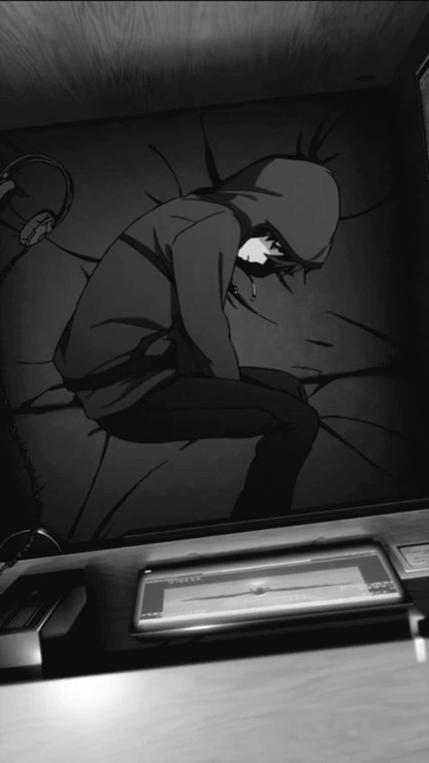 Download Depressed Anime Boy Wallpaper 