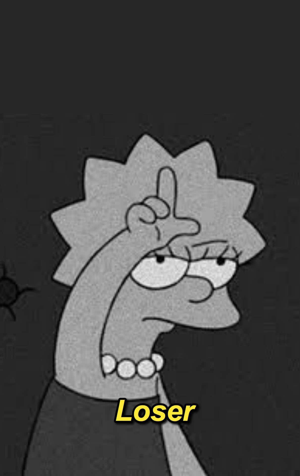 "Depressed Bart Simpson" Wallpaper