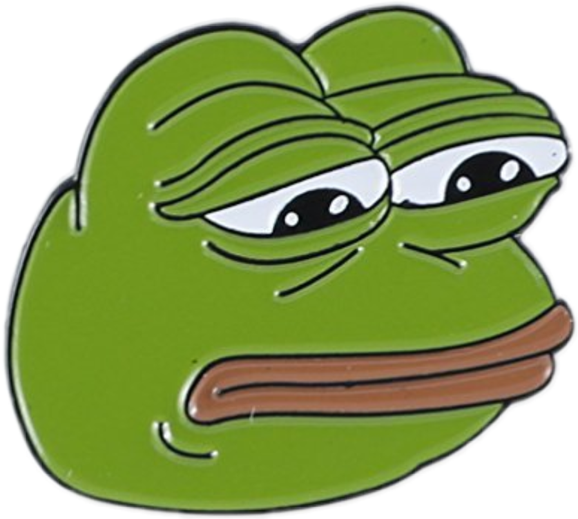 Depressed Pepe The Frog Meme PNG