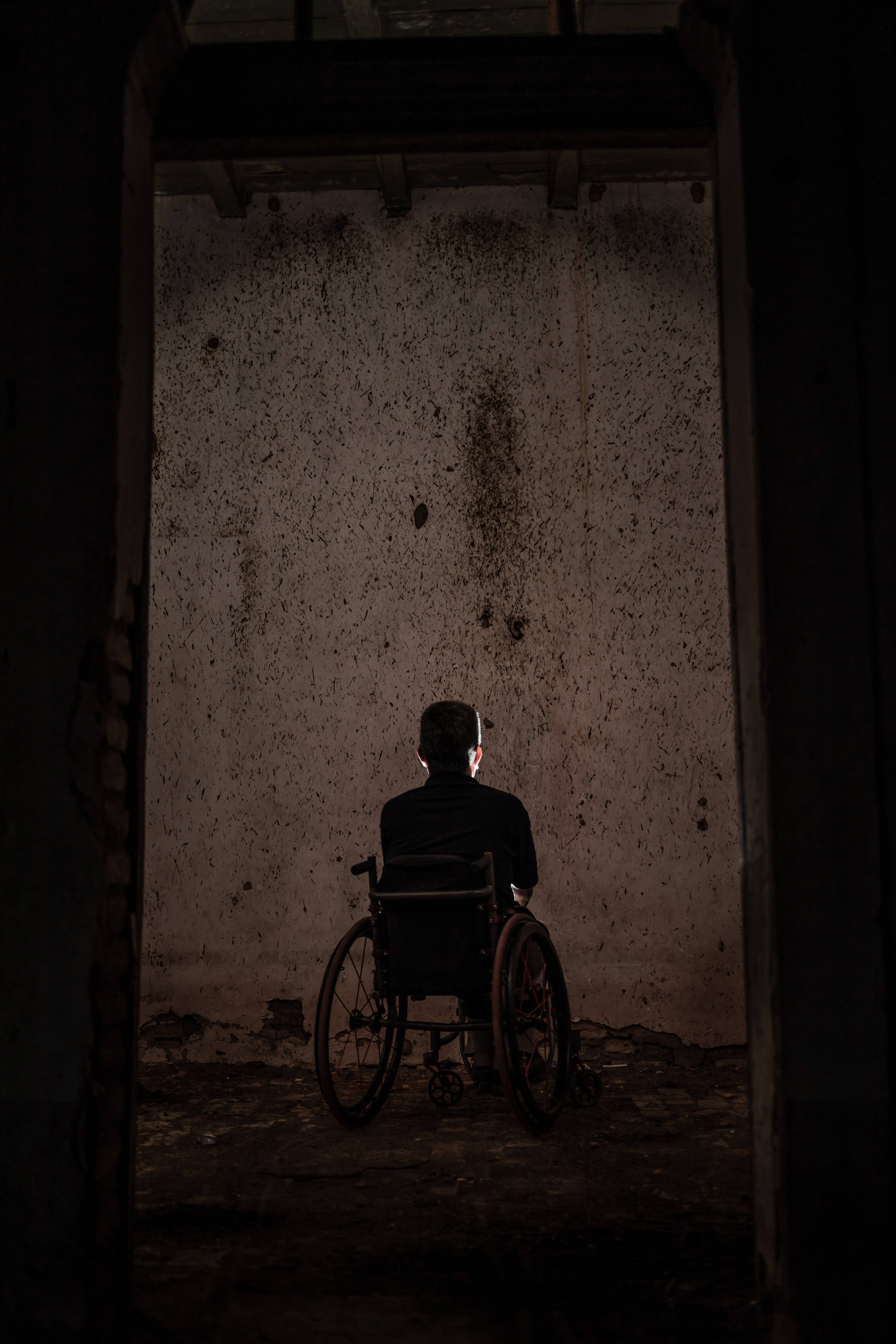 Depression Aesthetic Wheelchair Wallpaper